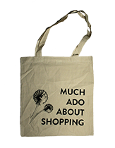 Cotton Bag "Much Ado About Shopping" natural